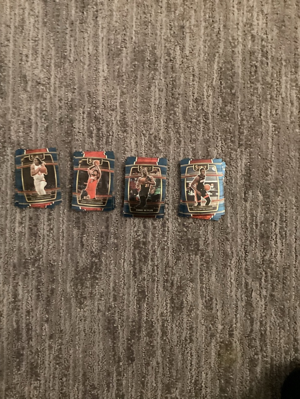 Packs of select basketball cards